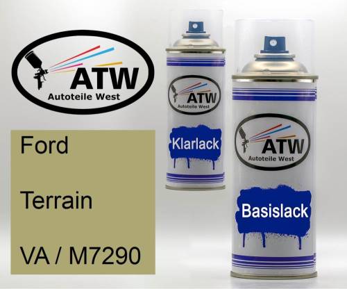 Ford, Terrain, VA / M7290: 400ml Sprühdose + 400ml Klarlack - Set, von ATW Autoteile West.